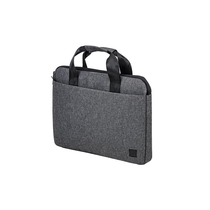 Сумка-портфель BRAUBERG Ultra с отделением для ноутбука 15,6, темно-серая, 28х39х3 см, 270834