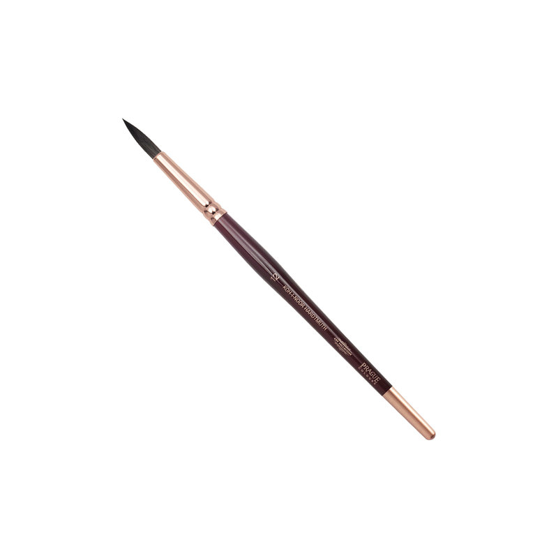 Кисть художественная Koh-I-Noor белка, круглая, №12, короткая ручка, блистер, 9935012017BL