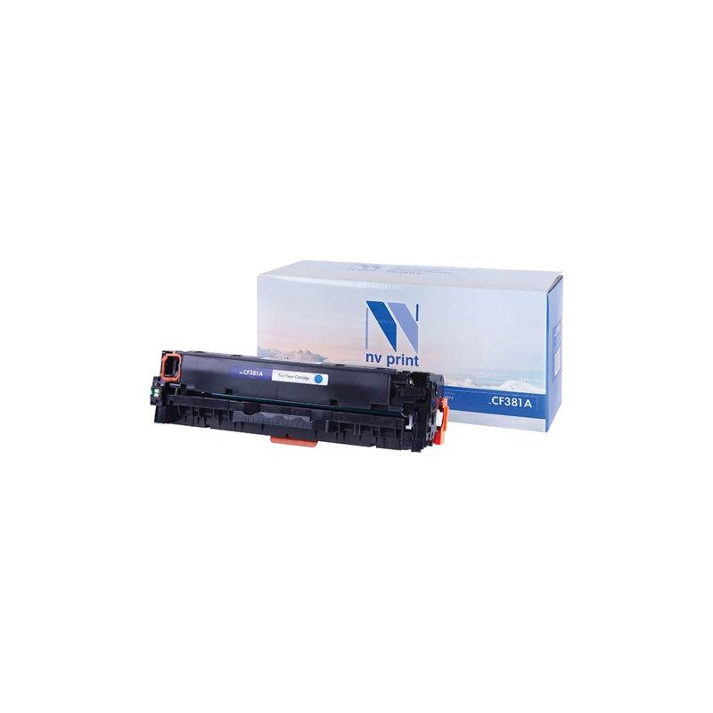 Картридж лазерный NV Print (NV-CF381A) для HP LJ M476dn/M476dw/M476nw, голубой, ресурс 2700 страниц