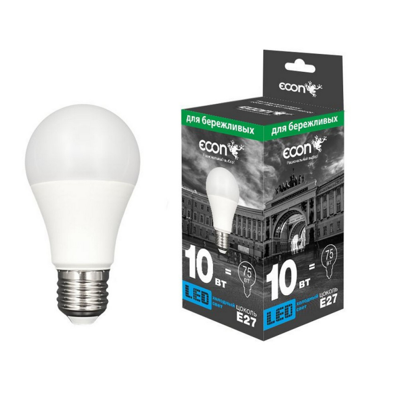 Лампа Econ LED A 16Вт E27 4200K A60 L   (7116023)