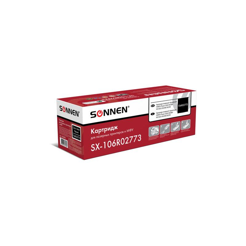 Картридж лазерный SONNEN (SX-106R02773) для XEROX Phaser 3020/WC3025, ресурс 1500 стр, 364085